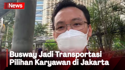 Hari Pertama Kerja, Busway Jadi Sarana Transportasi Pilihan Karyawan di Jakarta