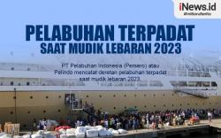 Infografis Deretan Pelabuhan Terpadat saat Lebaran 2023  