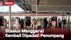 Hari Kedua Masuk Kerja, Ribuan Penumpang Padati Stasiun Manggarai