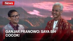 Tanggapan Ganjar Pranowo soal Sandiaga Uno Disebut Cocok Dampingi Pilpres 2024