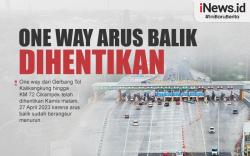 Infografis One Way Arus Balik Dihentikan