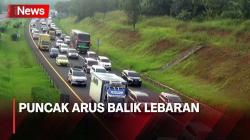 H+7 Lebaran, Arus Balik di Tol Cipali Terpantau Padat Merayap<