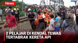 Terobos Palang Pintu Perlintasan, 2 Pelajar di Kendal Tewas Tertabrak KA Argo Sindoro