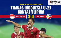 Infografis Timnas Indonesia U-22 Bantai Filipina di SEA Games 2023!