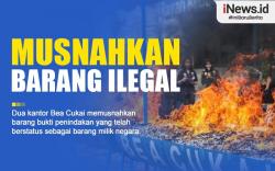 Infografis Bea Cukai Musnahkan Barang Ilegal Senilai Rp4,66 Miliar 