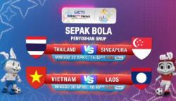 Saksikan Keseruan Thailand vs Singapura dan Vietnam vs Laos, LIVE di vozpublica