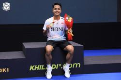 Anthony Ginting Belum Puas usai Juara Asia: Saya Ingin Lebih Banyak Gelar Lagi