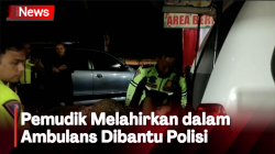 Hendak Pulang ke Depok,  Pemudik Melahirkan dalam Ambulans di Tol Kertajati Dibantu Polisi