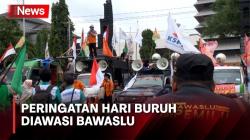 Peringati May Day, Ribuan Buruh Kepung Kantor Gubernur Jateng