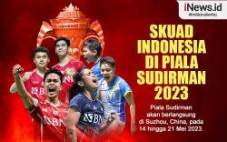 Infografis Skuad Indonesia di Piala Sudirman 2023