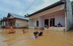 Ratusan Rumah di Kota Baru Jambi Terendam Banjir