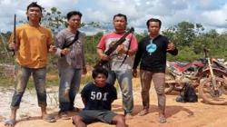 Sempat Kabur 4 Bulan, Penembak Karyawan Perusahaan Ditangkap Satreskrim Polres Kapuas 