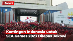 Presiden Jokowi Lepas Kontingen Indonesia untuk SEA Games di Istana Negara