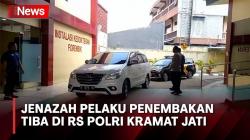 Tiba di RS Polri Kramat Jati, Jenazah Pelaku Penembakan Diantar Mobil Polsek Metro Menteng