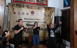 HUT ke-5 KRPI, Rumah Rieke Banjir Karangan Bunga dari Ketua MPR hingga Menteri