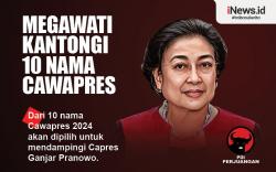Infografis Megawati Kantongi 10 Nama Cawapres Pendamping Ganjar