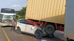 Kecelakaan di Tol Palikanci Cirebon Hari Ini, 7 Kendaraan Tabrakan Beruntun, 1 Orang Luka Parah<