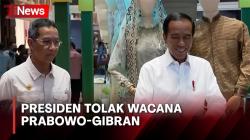 Ini Alasan Jokowi Tolak Wacana Prabowo-Gibran di Pilpres 2024