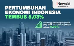 Infografis Pertumbuhan Ekonomi Indonesia Tembus 5,03 Persen