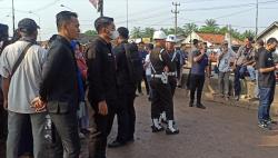 Pasar Natar Lampung Selatan Dijaga Ketat Jelang Kedatangan Presiden Jokowi