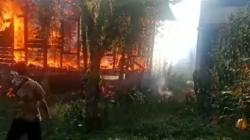 Kebakaran di Aceh Barat Daya, Rumah Panggung Ludes Dilalap Api