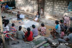 Warga Desa Mbinudita mendapatkan pelatihan pola hidup sehat. (Foto: dok vivo)