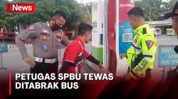 Diduga Sopir Ngantuk, Bus Tabrak Petugas SPBU hingga Tewas di Ogan Ilir