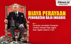  Infografis Biaya Penobatan Raja Inggris