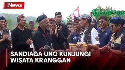 Kunjungi Desa Wisata Terbaik 2023, Menparekraf Sandiaga Uno Disambut Tarian Pencak Silat