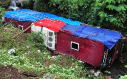 Bus Masuk Jurang di Guci Tegal, Polisi Dalami Dugaan Anak Mainkan Rem Tangan