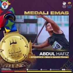 Hasil SEA Games 2023: Abdul Hafiz Berjaya di Cabor Atletik, Indonesia Tambah Emas Jadi 21