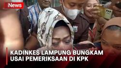 Kadinkes Lampung Pilih Bungkam usai Jalani Pemeriksaan LHKPN