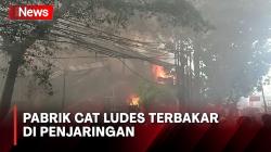 Berjam-jam Terbakar, Pabrik Cat di Penjaringan Susah Padam, Ini Penyebabnya