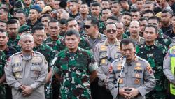  Apel Konsolidasi, Pangdam IV/Diponegoro dan Kapolda Jateng Pererat Soliditas TNI-Polri