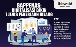 Infografis Bappenas: Digitalisasi Bikin 7 Jenis Pekerjaan Hilang