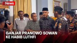 Momen Ganjar Pranowo Sowan ke Habib Luthfi di Pekalongan