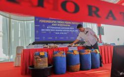 Warga Iran Bawa 264 Kg Sabu Cair dengan Kapal di Teluk Banten