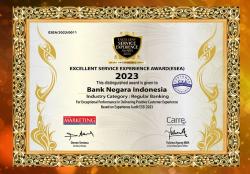 Beri Pengalaman Positif pada Nasabah, BNI Raih Predikat Best Customer Experience