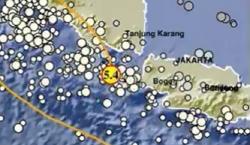 29 Gempa Susulan Guncang Banten usai Gempa Utama M5,4 di Selat Sunda