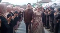Pernikahan Youtuber asal Korea dengan putri Bupati Pandeglang viral di media sosial. (Foto: iNews/Iskandar Nasution)