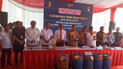 Polda Jambi Ungkap Sindikat Narkoba Internasional, WN Iran dan Sabu Cair 264 Kg Diamankan