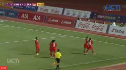 Beckham Cetak Gol Sepakan Jarak Jauh, Indonesia 2-1 atas Kamboja di Tengah Babak Kedua