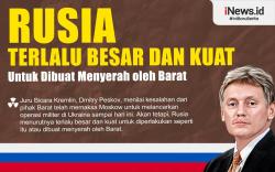 Infografis Rusia Terlalu Besar untuk Dikalahkan