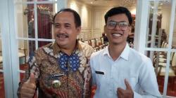 Bertemu Bupati Pangandaran, Husein Tetap Ingin Jadi Guru ASN