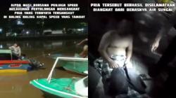 Aksi Heroik Polisi Terjun ke Sungai Selamatkan Warga Tersangkut Baling-Baling Speedboat