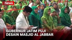 Puji Desain Masjid Al Jabbar, Khofifah Hadiri Peringatan Harlah NU di Bandung