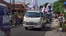 Ratusan Kader Partai Perindo Pematangsiantar Konvoi Antar Bacaleg Daftar ke KPU