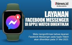 Infografis Meta Hentikan Layanan Facebook Messenger di Apple Watch Akhir Bulan Ini