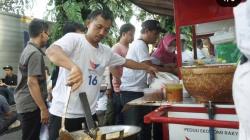 16 Gerobak Makanan Tradisional Ramaikan Pesta Rakyat Partai Perindo, Bisa Dinikmati Gratis
