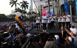 Menko Airlangga Hadiri Peringatan Sewindu Program Strategis Nasional